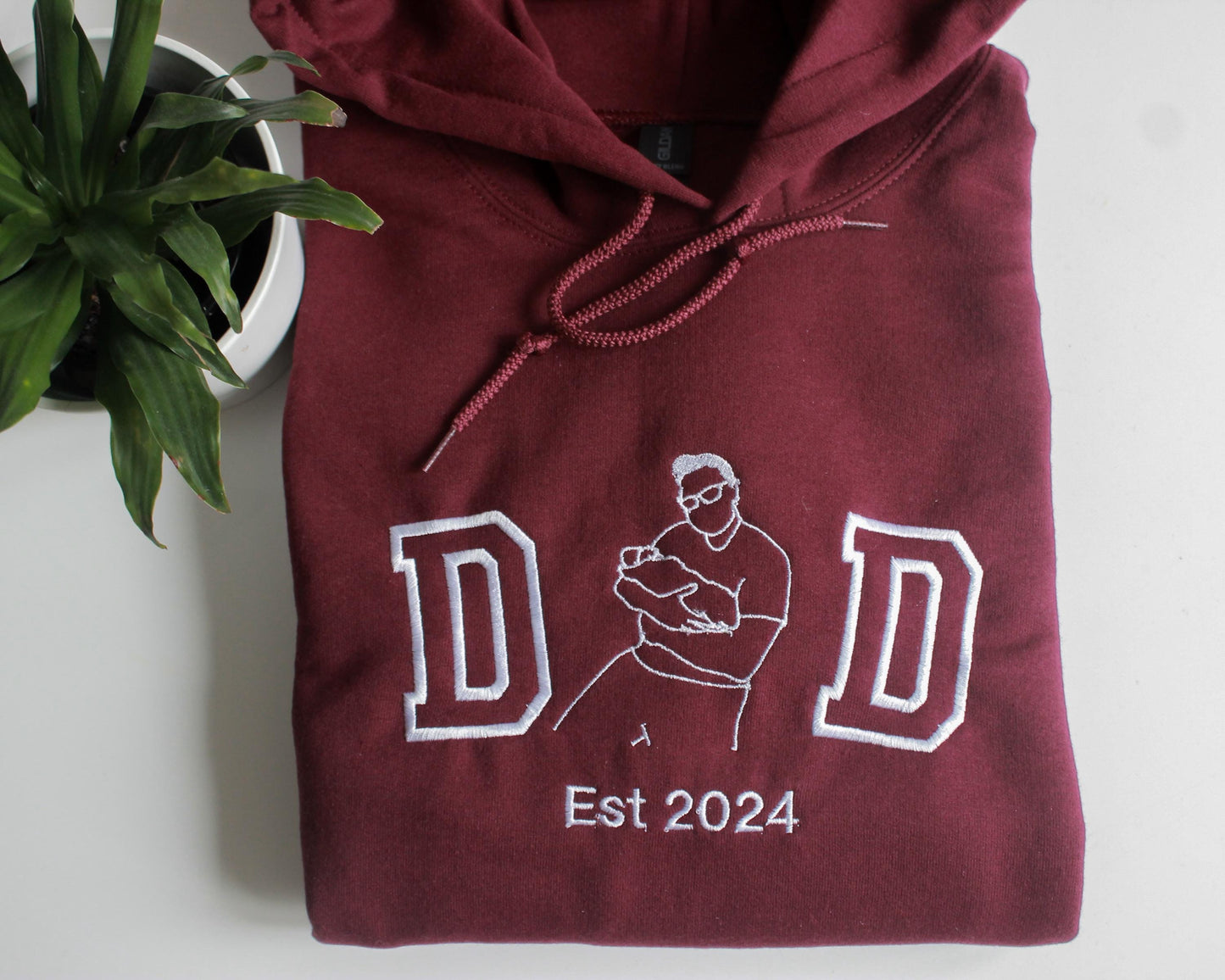 Custom Embroidered Photo Portrait Sweatshirt