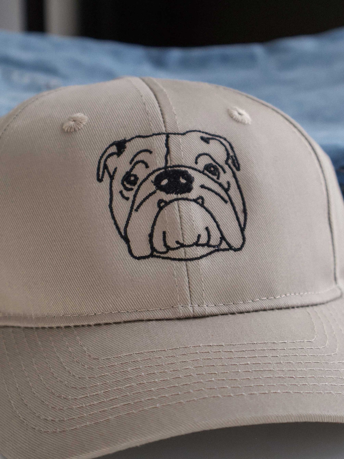 Custom Pet Portrait Embroidered Hats