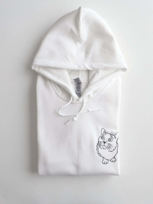 Custom Pet Portrait Embroidered Sweatshirt