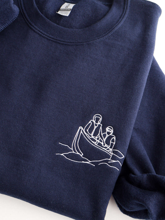 Personalized Embroidered Photo Portrait Hoodie and Sweatshirt