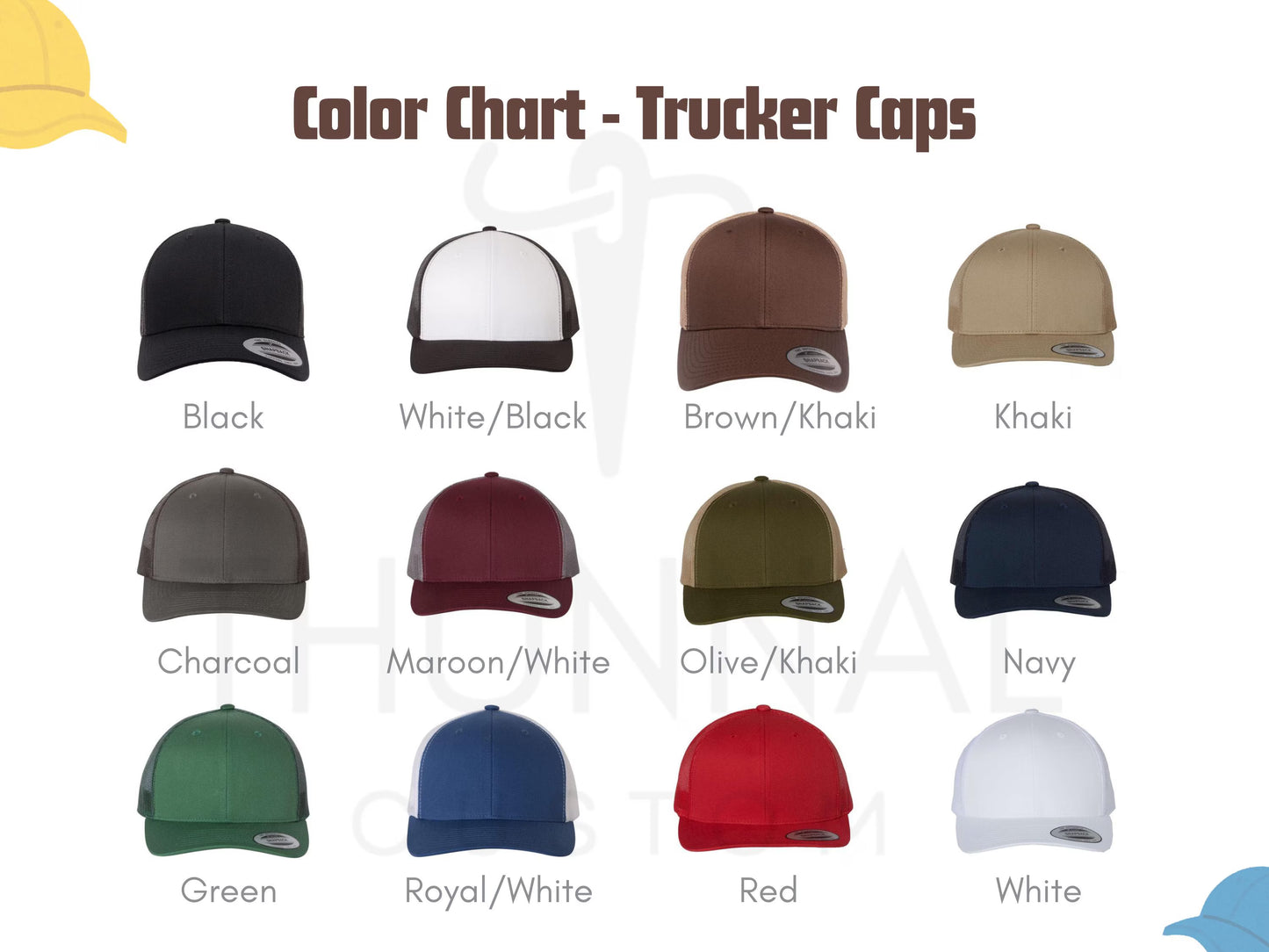 Custom Pet Portrait Embroidered Hats