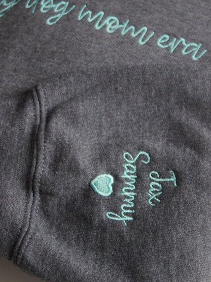 Embroidered In My Mom Era Sweatshirt or Hoodie