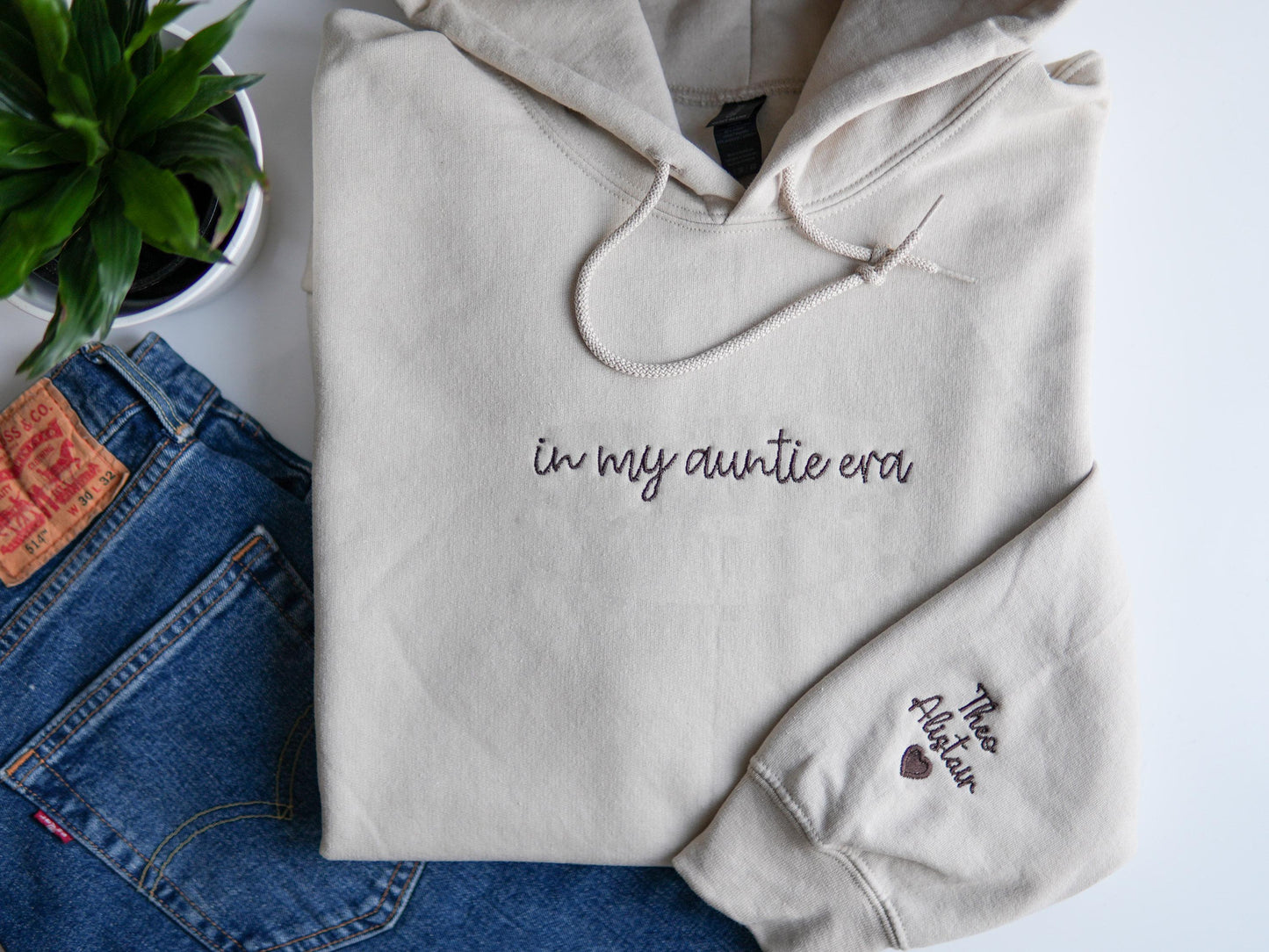 Embroidered In My Mom Era Sweatshirt or Hoodie