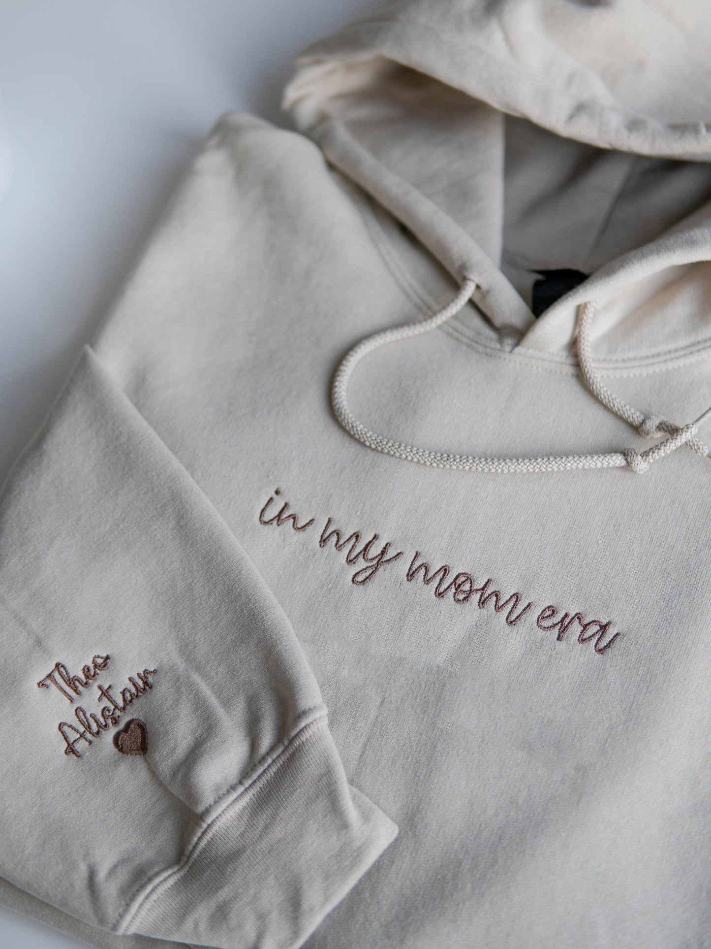Embroidered In My Mom Era Sweatshirt or Hoodie