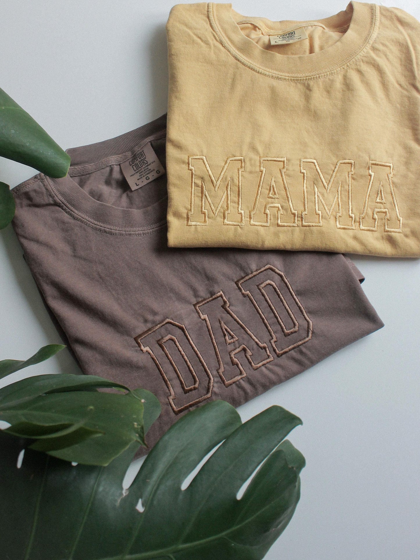 Custom Embroidered Dad/Mama/Grandparent T-Shirt