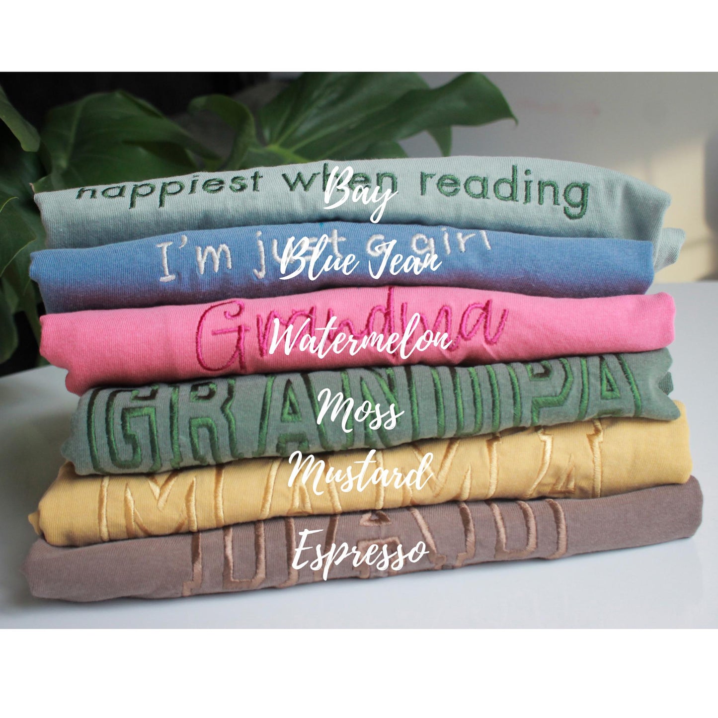 Embroidered Book Lover T-Shirt