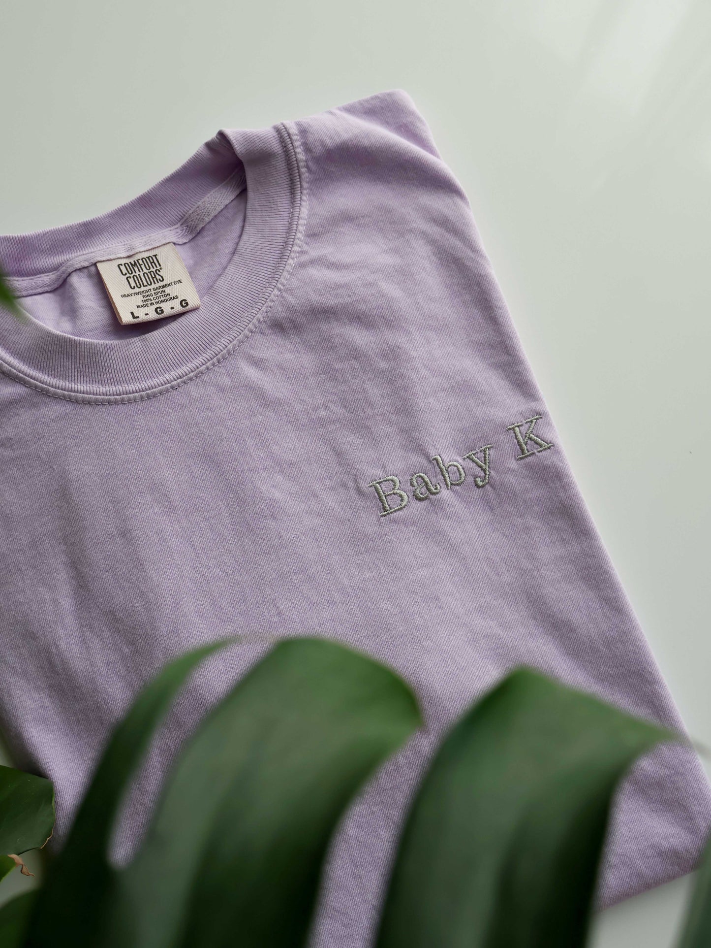 Personalized Text Embroidered T-Shirt