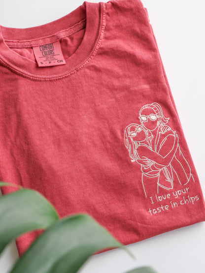 Personalized Embroidered Photo T-Shirt