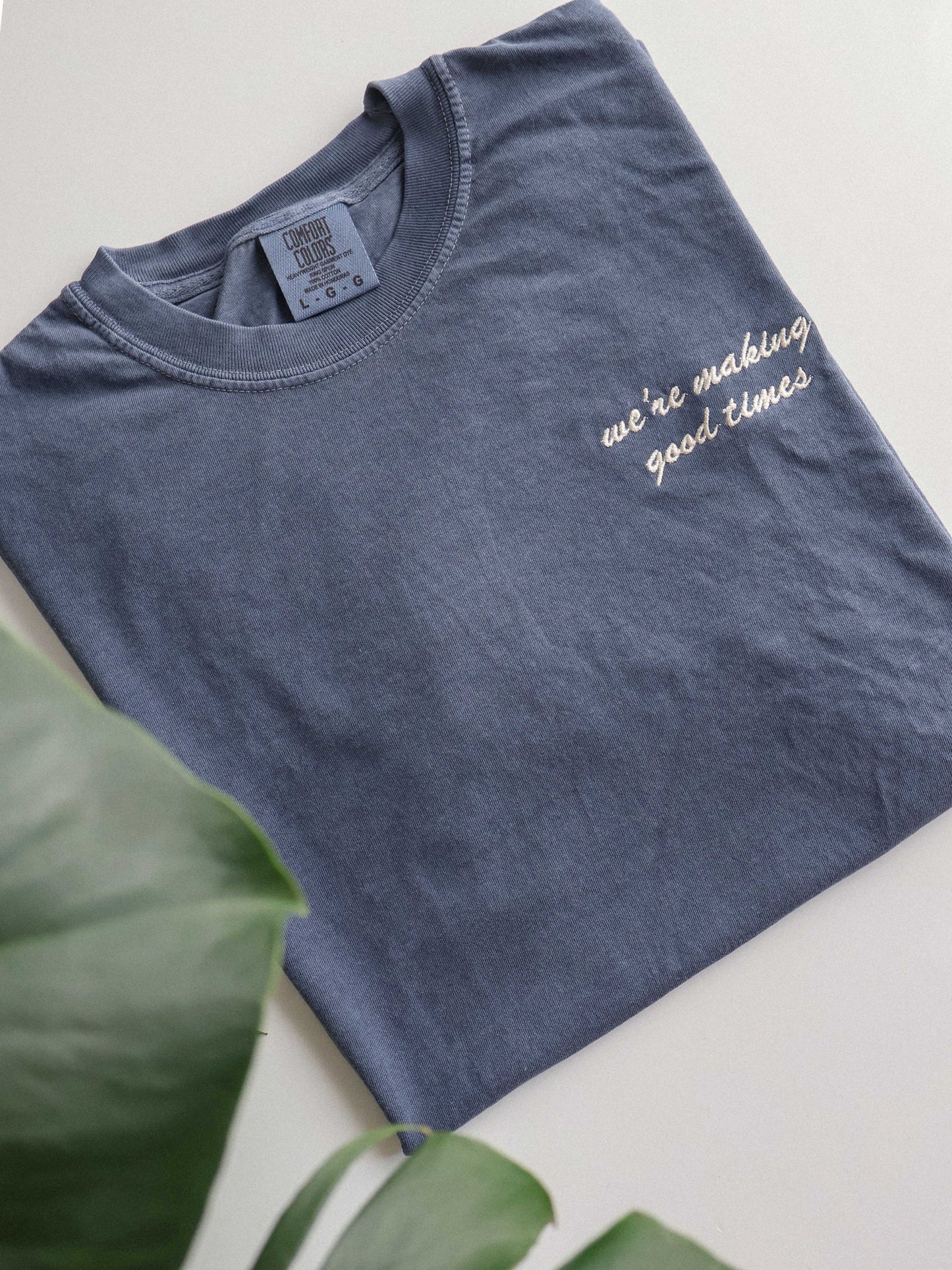 Personalized Text Embroidered T-Shirt