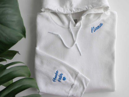 Grandparent Sweatshirt or Hoodie with Grandkid's Names