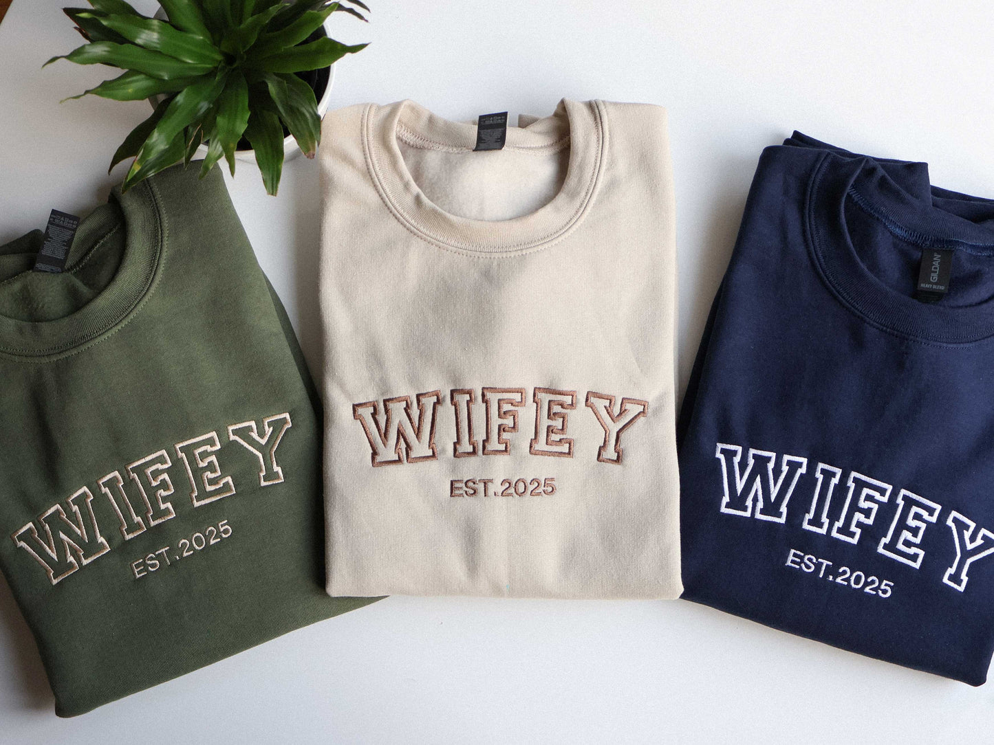 Personalized Wifey Sweatshirt