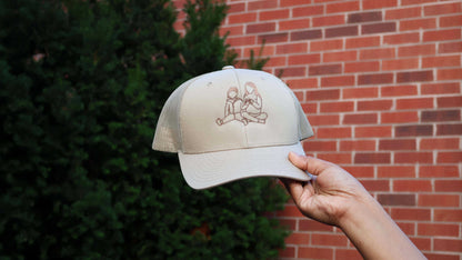 Custom Embroidered Portrait Hat – Personalized Gift for Mom or Dad