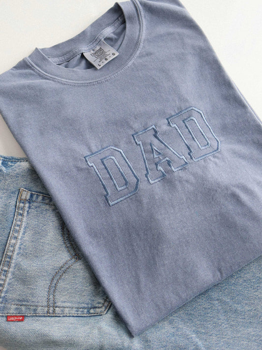 Custom Embroidered Dad/Mama/Grandparent T-Shirt