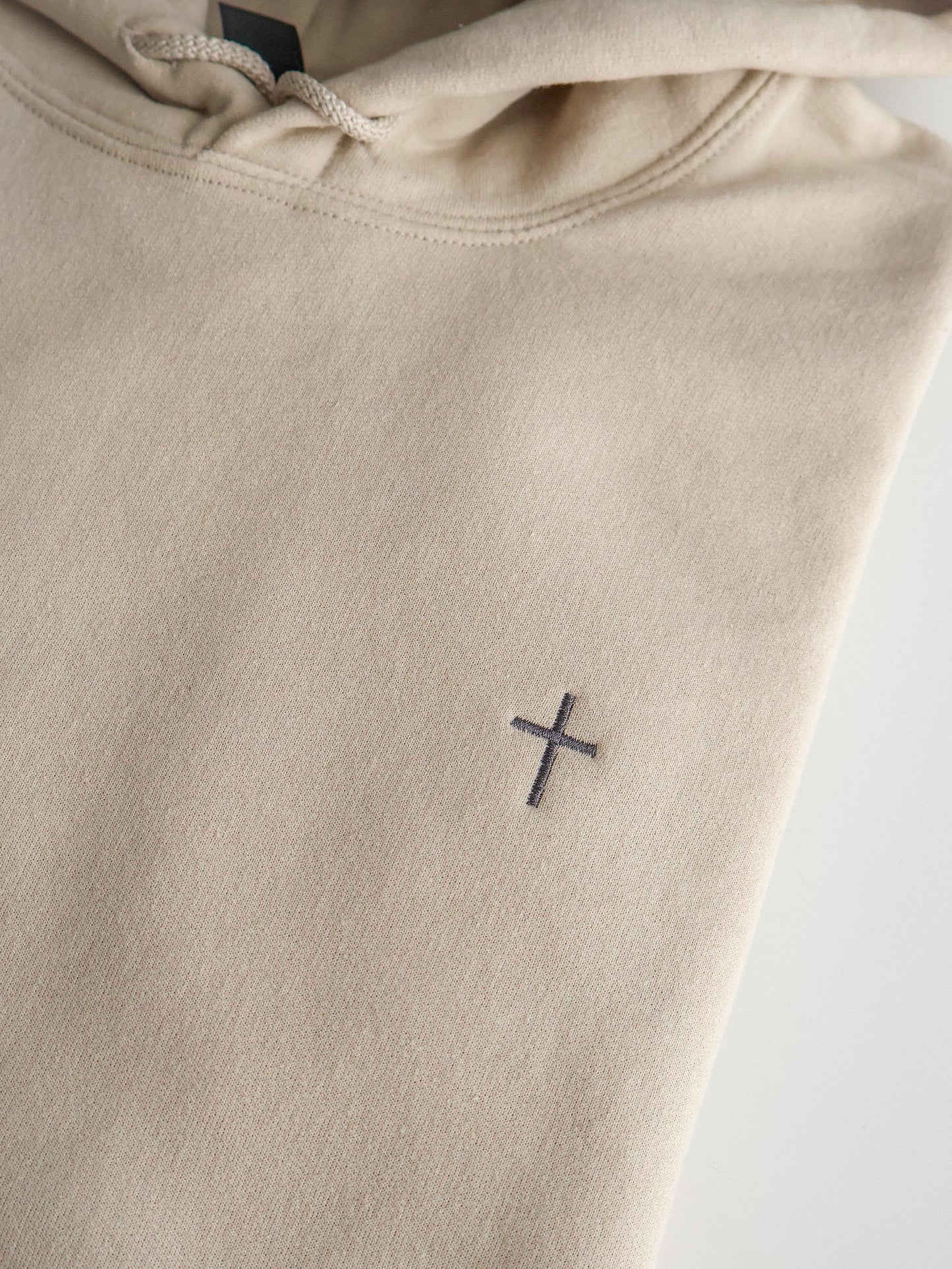 Christian Embroidered Hoodie – Bible Verse Sleeve