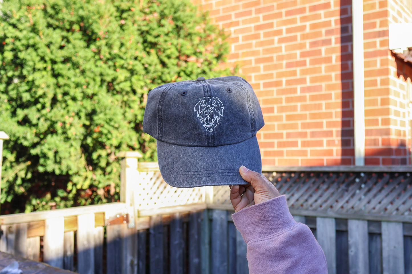 Custom Pet Portrait Embroidered Hats