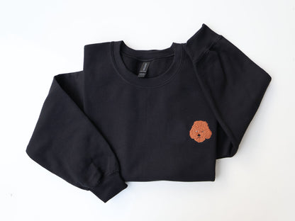 Custom Pet Portrait Embroidery Sweatshirt