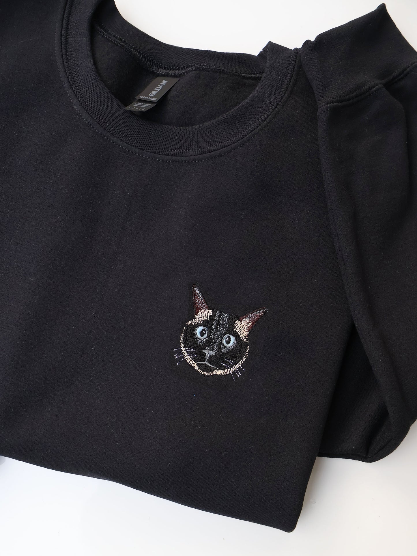 Custom Pet Portrait Embroidery Sweatshirt